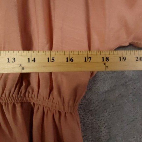 Free‎ The Roses Womens Fit & Flare Dress Pink Mini Keyhole 3/4 Sleeve Lace L New - Picture 3 of 12